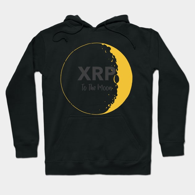 XRP To The Moon Hoodie by Tshirtguy
